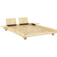 Karup Design "Social Bed, ohne Matratze, FSC-zertifiziertes Massivholz" wahlweise mit oder ohne verstellbares Zubehör, Bett in mehreren Größen