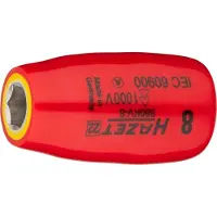 Hazet Steckschlüssel-Einsatz Außen-Sechskant-Tractionsprofil (3/8 Zoll) - 880KV-8