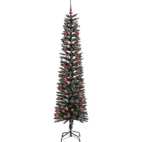 vidaXL Jasper (mit LEDs und roten Bällen)
