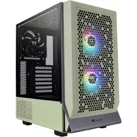 Thermaltake Ceres 300 TG, Midi Tower, PC, Grün, ATX, EATX, micro ATX, Mini-ITX, Gehärtetes Glas, 18,5 cm