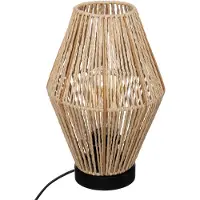 Atmosphera | Nachtlicht - Aissa - 32 cm - Metall mit Papier - Stilvolles Nachtlicht für Wohnzimmer und Schlafzimmer