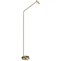 Ideal Lux Zeitgenössische Stehleuchte Easy Metall Messing Led Integriert 3,5W 3000K Ip20
