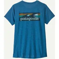 Patagonia - Women's Cap Cool Daily Shirt Boardshort Logo - Funktionsshirt Gr XL blau