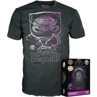 Funko POP! Pop! Marvel Black Panther T-shirt Mit Kurzen Ärmeln Lila M Lila M