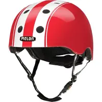 Melon Fahrradhelm Urban Active , Double Weiß Rot, XL-XXL