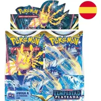 Pokemon Trading Card Game Sword & Shield Silver Tempest Booster Box Sammelkarten Spanisch Mehrfarbig Mehrfarbig One Size