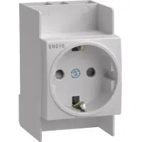 Hager SN Wandsteckdose Modular (Europäische Steckdose) - SN016