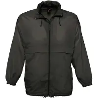Sol SOLS Uni Surf Windbreaker / Jacke, besonders leicht PC351 (XXL) (Schwarz)