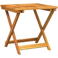 Syfax Gartentisch Klappbar 50x50x50 cm Massivholz Akazie