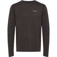 North Bend Langarmshirt "Langarmshirt NBAdreon M", Herren, Gr. L, schwarz (schwarz melange), Obermaterial: 90% Polyester PES. 10% Elasthan EL., Sweatshirts Langarmshirt