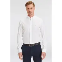 Gant Langarmhemd "SLIM CLASSIC POPLIN SHIRT" mit klassischer Logostickerei auf der Brust
