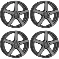 Dezent 4 TY graphite Felgen 7.0Jx16 5x108 für Volvo C30 S40 S60 S80 V40 V50 V60 V70 XC70