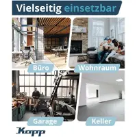 Kopp POWERversal, 1,4 m, Drinnen, Typ F, Schwarz, Silber, 10 AC-Ausgänge, 3600 W
