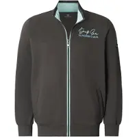 Jan Vanderstorm Sweatjacke "Sweatjacke JAVALD", Herren, Gr. 5XL, grau (dunkelgrau), Obermaterial: 100% Baumwolle CO., Sweatjacken Sweatjacke