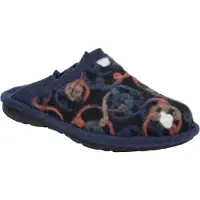 Josef seibel Damen Pantoffeln/ Hausschuhe LILLE 07 Blau Bunt Filz Größe: 37
