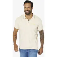 Jan Vanderstorm Poloshirt "Poloshirt WERNHARD", Herren, Gr. 5XL, weiß (wollweiß), Obermaterial: 100% Baumwolle CO., Shirts Poloshirt
