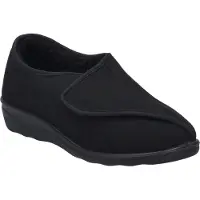 Josef seibel Hausschuh "Nice 105, schwarz", Damen, Gr. 43, schwarz, Obermaterial: 100% Textilmaterial TEXMAT., Schuhe Hausschuh