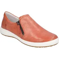 Josef seibel Slipper "Caren 22, lachs", Damen, Gr. 45, orange (lachs), Obermaterial: 100% Rindsleder Leather cow., Schuhe Slipper