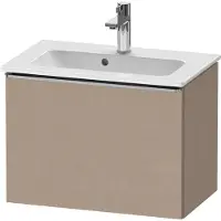Duravit D-Neo Waschtischunterbau wandhängend, 610x440x372mm, 1 Auszug, mit Griff Edelstahl gebürstet, DE4268070750000