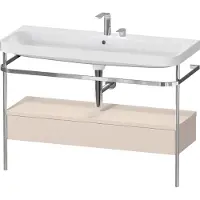Duravit Möbelwaschtisch-Kombi Happy D.2 Plus 117,5x49cm, m Kons, 1 Lad, 2 HL, T matt