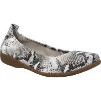 Josef seibel Ballerina "Fenja 01, weiss-schwarz", Damen, Gr. 38, weiß (weiß, schwarz), Obermaterial: 100% Rindsleder Leather cow., Schuhe Ballerina