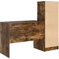 vidaXL Schreibtisch Geräucherte Eiche 145.5 x 50 x 127 cm 2 stk.