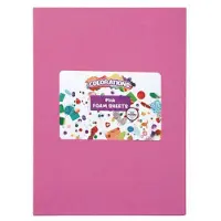 Colorations Colorationen - Schaumstoffplatten rosa, 10 Stk.