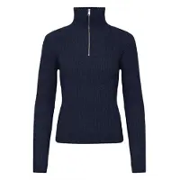 Oxmo Troyer "Troyer OXMolara", Damen, Gr. XL, blau (navy blazer), Obermaterial: 93% Polyester PES. 5% Wolle mw. 2% Elasthan EL., Pullover Troyer