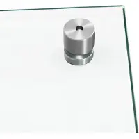 vidaXL Küchenrückwand 2 stk. Transparent 90 x 50 cm Gehärtetes Glas
