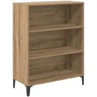 vidaXL Sideboard Artisan-Eiche 69,5 x 32,5 x 90 cm Holzwerkstoff