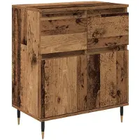 vidaXL Sideboard Altholz 60 x 35 x 70 cm Verbundholz und Eisen