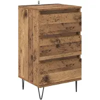 vidaXL Sideboard Altholz 40 x 35 x 70 cm Verbundholz und Eisen