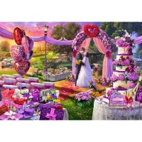 Blue Bird Hochzeitsmotiv Puzzle romantisch 1000 Teile Karton