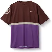 Endura - Singletrack Core T-Shirt II - Radtrikot Gr L braun/lila