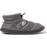 Nuvola . Hausschuhe für Herren Damen rutschfester Sohle warm gepolstert bequem grau 46-47 - UNBOVEL