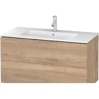 Duravit L-Cube bâti-support lavabo suspendu, 2 tiroirs, 1220x550x481mm, LC624305555, LC624305555