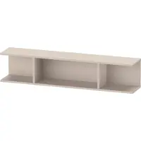 Duravit Ketho.2 Wandregal, 150x800x170mm, 3 offene Fächer, K21208091910000, Farbe: Taupe Matt Dekor