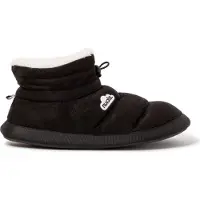 Nuvola . Hausschuhe für Herren Damen rutschfester Sohle warm gepolstert bequem schwarz 46-47 - UNBOVEL