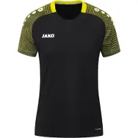 Jako Damen T-Shirt Performance 6122-808 42 - Schwarz/Soft Yellow - 42
