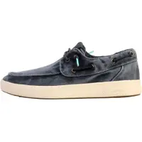 Natural world Oster Herren Schlupfschuh im Bootsschuh-Style Dunkelblau (Marino Enz), 8413E-677 - Gr. 42