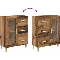 vidaXL Sideboard Altholz 69,5 x 34 x 90 cm Holzwerkstoff