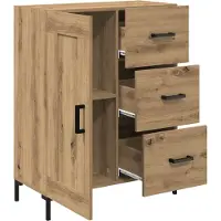 vidaXL Sideboard Artisan-Eiche 69.5 x 34 x 90 cm Holzwerkstoff