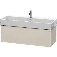 Duravit Waschtischunterbau L-CUBE 394x1184x459mm taupe supermatt taupe supermatt