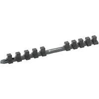 Stahlwille Steckschlüsselleiste 10 Halteklammern L.255 mm