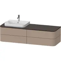 Duravit HP4973L75750010 WTU HappyD2+ wandh.,408x1600x550mm