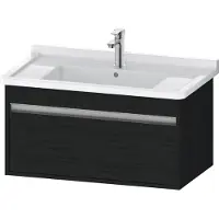 Duravit Waschtischunterschrank Ketho 80x45,5cm, Ei sw, 1 Auszug, wandhängend