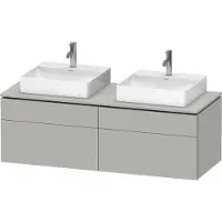 Duravit LC4872B07070000 Konsolen-WTU wandh. L-Cube 550x1400x4