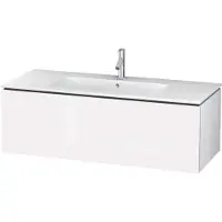 Duravit Waschtischunterbau L-CUBE 1220x481x400mm weiß supermatt weiß supermatt