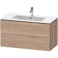 Duravit Waschtischunterschrank L-Cube 102x48,1cm, Ei marm., 2 Schub., wandhängend