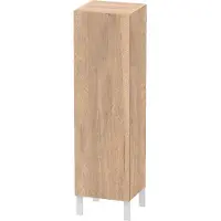 Duravit Halbhochschrank L-Cube 40x36,3x132cm, Tür li, eiche marmoriert